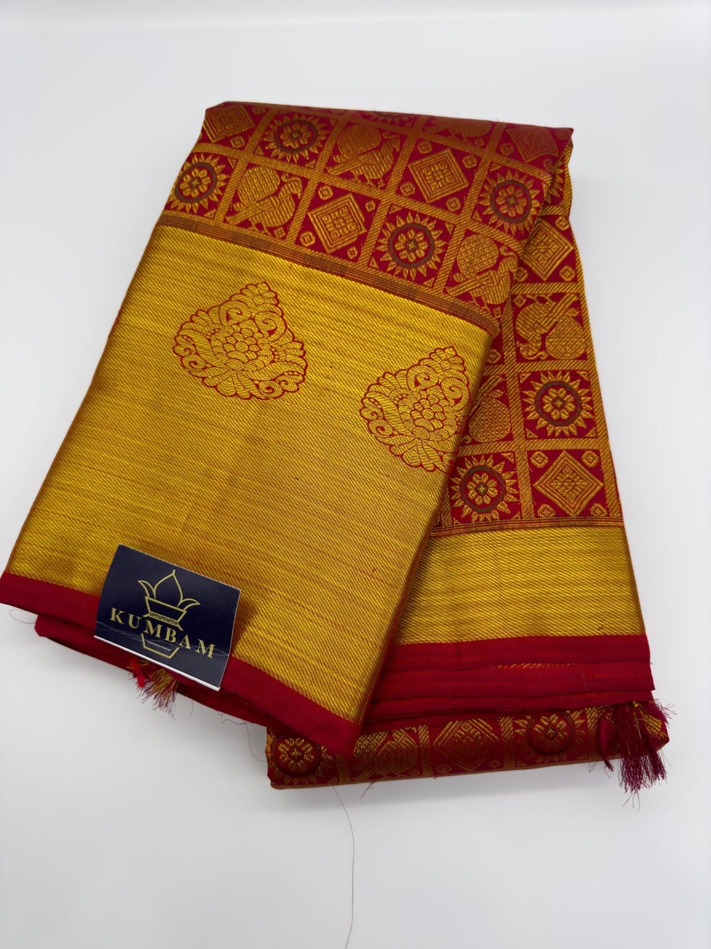 Maroon Bridal Pure Silk Saree With Gold Zari