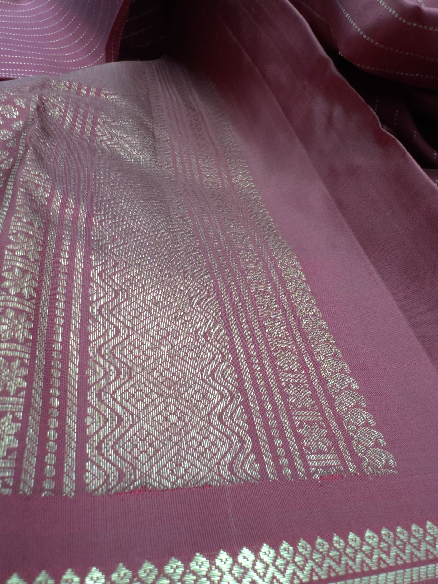 Maroon Kanchipuram Silk Saree With Pure Zari