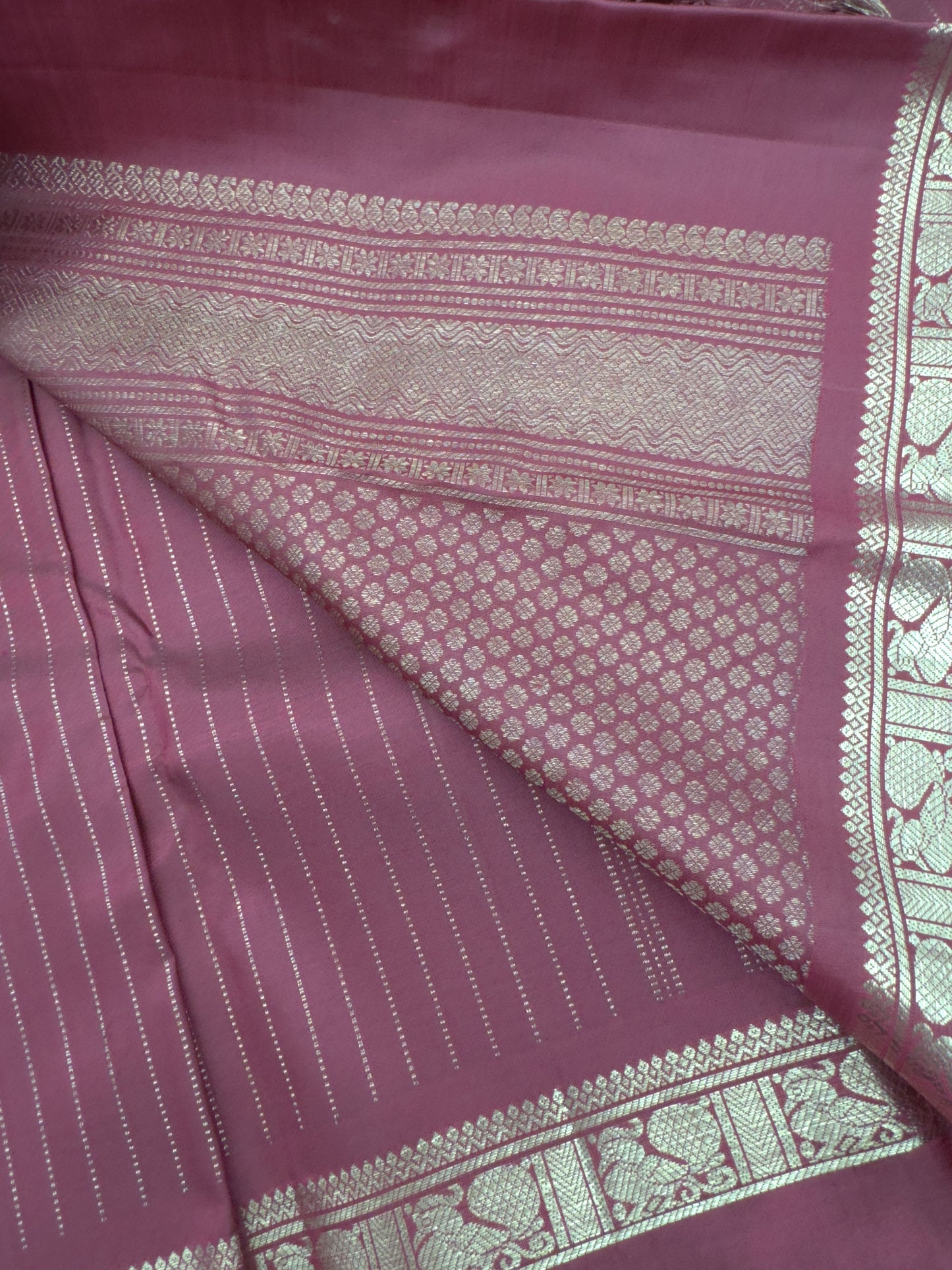 Maroon Kanchipuram Silk Saree With Pure Zari