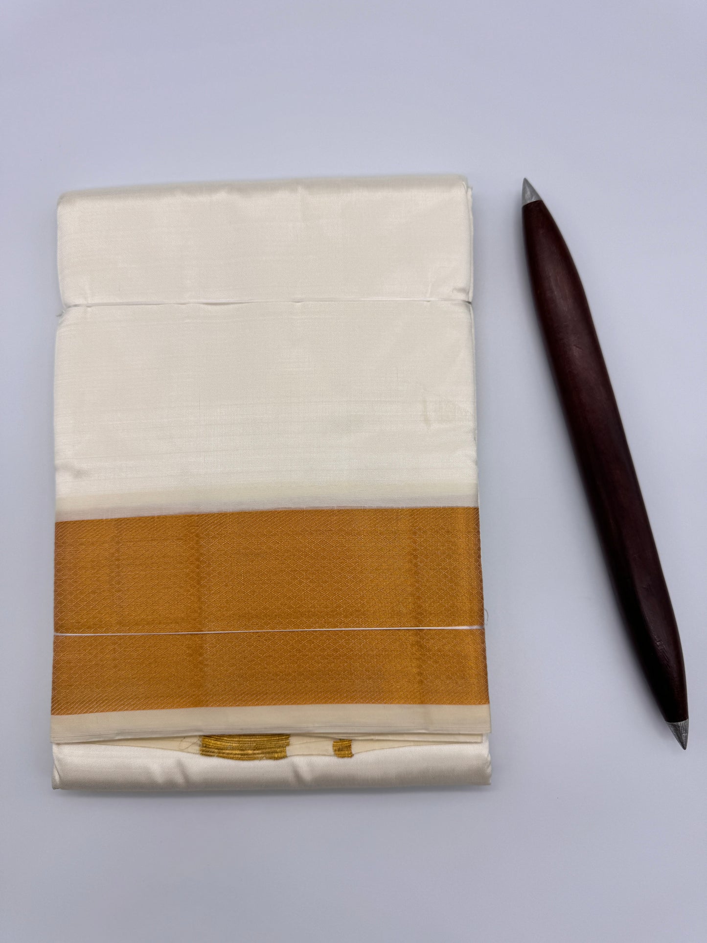 3inch Traditional Border Pure Silk Veshti